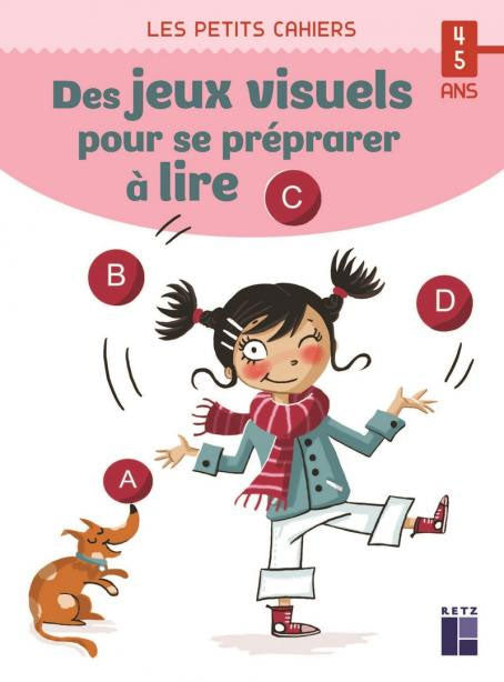 Des jeux visuels pour se préparer à lire. 4-5 ans -1-2ème harmos Cahiers de jeux La family shop   