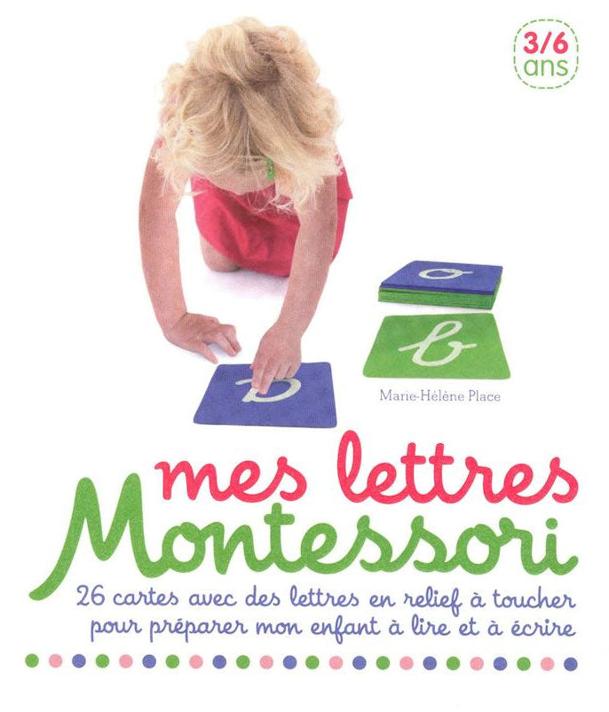 Coffret d'activités Montessori : Mes lettres Montessori Montessori & Steiner La family shop   