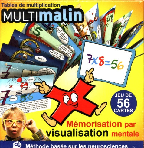 Multimalin. Jeu de maths. Multiplication dès 6 ans Jeux & loisirs créatifs La family shop   
