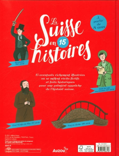 La Suisse en 15 histoires Livres La family shop   