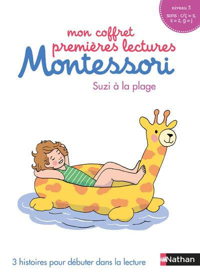 Mon coffret premières lectures Montessori N3: Suzi à la plage Montessori & Steiner La family shop   