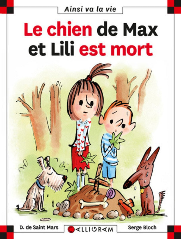 Max et Lili: Le chien de Max et Lili est mort Livres La family shop   