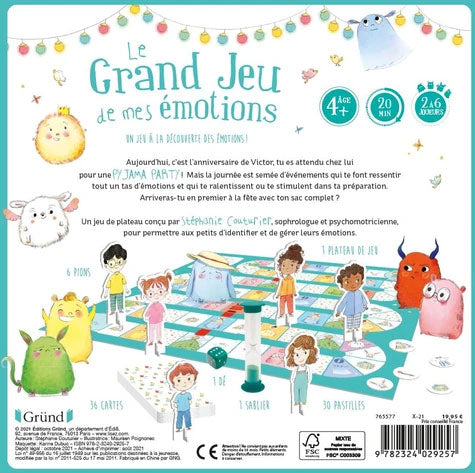 Le grand jeu de Mes émotions - Dès 4 ans Jeux & loisirs créatifs La family shop   