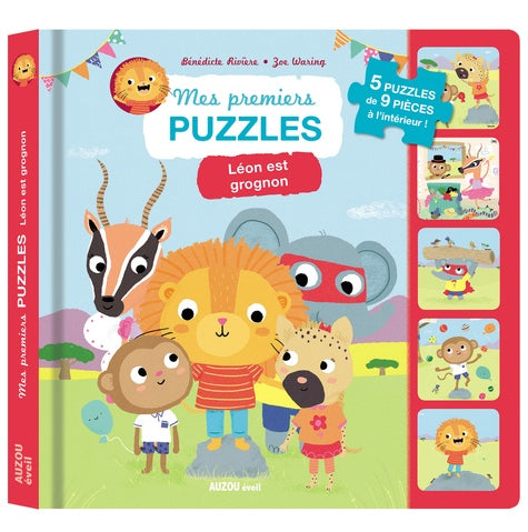 Léon est grognon - Livre avec puzzle Livres La family shop   
