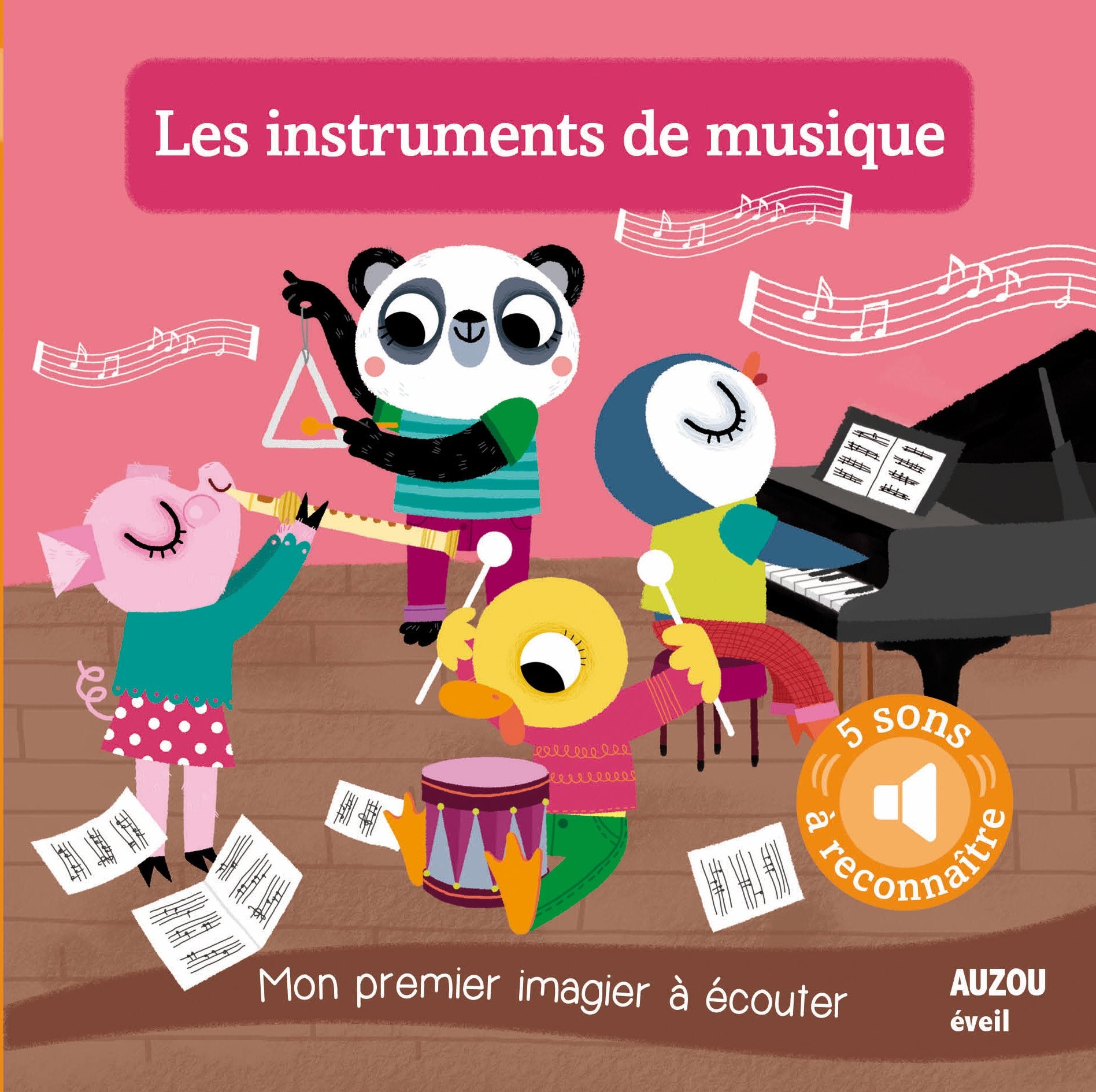 Les instruments de musique. Mon premier imagier à écouter Livres La family shop   