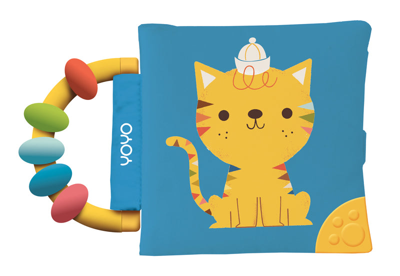 Mon tout-doux livre-hochet : chat Livres La family shop   