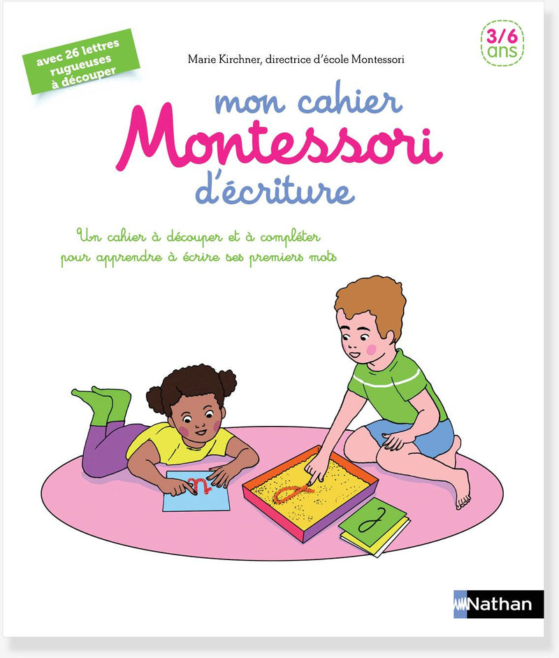 Mon cahier Montessori d'écriture : 1P - 2P et 3P - Enfant 3-6 ans Montessori & Steiner La family shop   