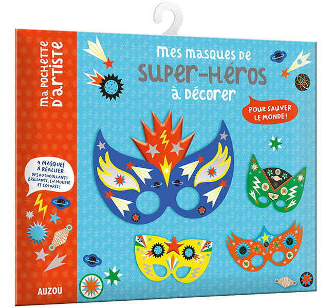 Mes masques de super-héros à décorer Jeux & loisirs créatifs La family shop   