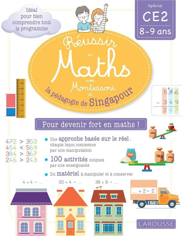 Réussir en maths avec Montessori et la pédagogie de Singapour - 8-9 ans - 5-6 Harmos Montessori & Steiner La family shop   