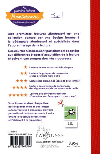 But - Mes premières lectures Montessori - Lettres en lié (cursive) - N2 Montessori & Steiner La family shop   