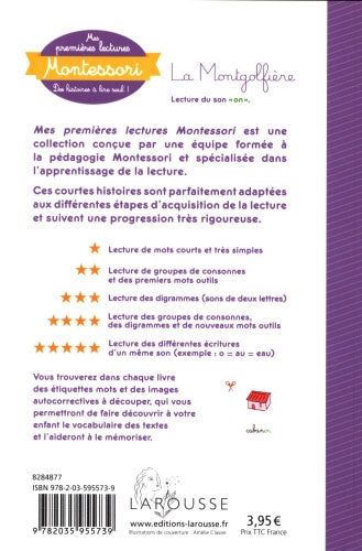 La Montgolfière - Mes premières lectures Montessori - Lettres en lié (cursive) - N3 Montessori & Steiner La family shop   