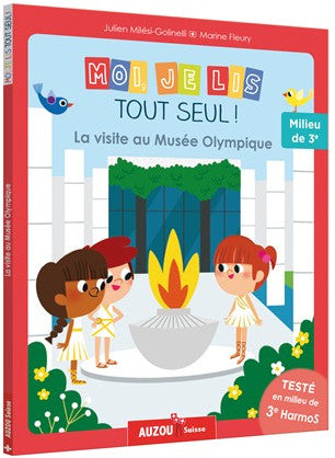 Moi je lis tout seul en milieu de 3P HarmoS: la visite au musée Olympique Livres La family shop   