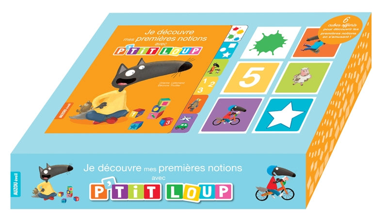 Mon coffret d'apprentissage P'tit Loup avec cubes Jeux & loisirs créatifs La family shop   