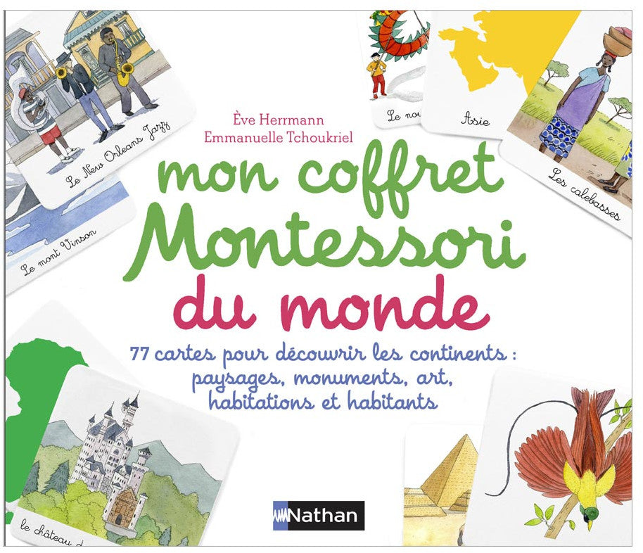 Mon coffret Montessori du monde - Enfant dès 3 ans Montessori & Steiner La family shop   