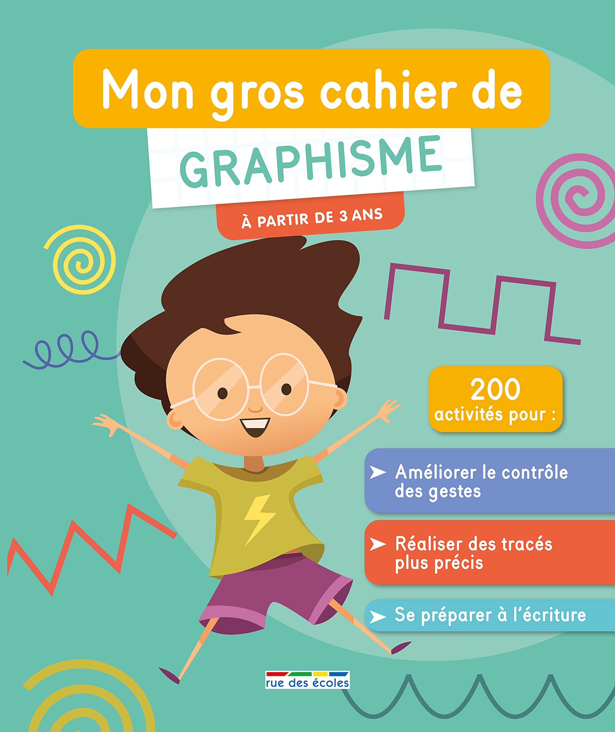 Mon gros cahier de graphisme - dès 3 ans Cahiers de jeux La Family Shop   