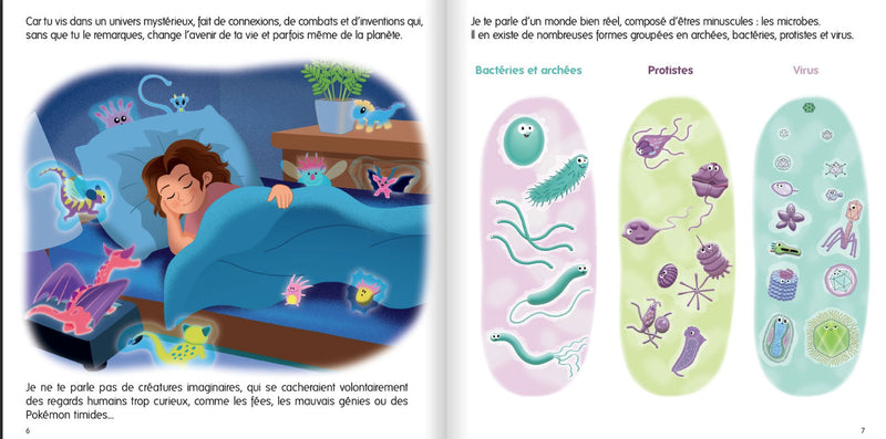 Le monde surprenant des microbes: virus, bactéries, archées... Livres OLF   