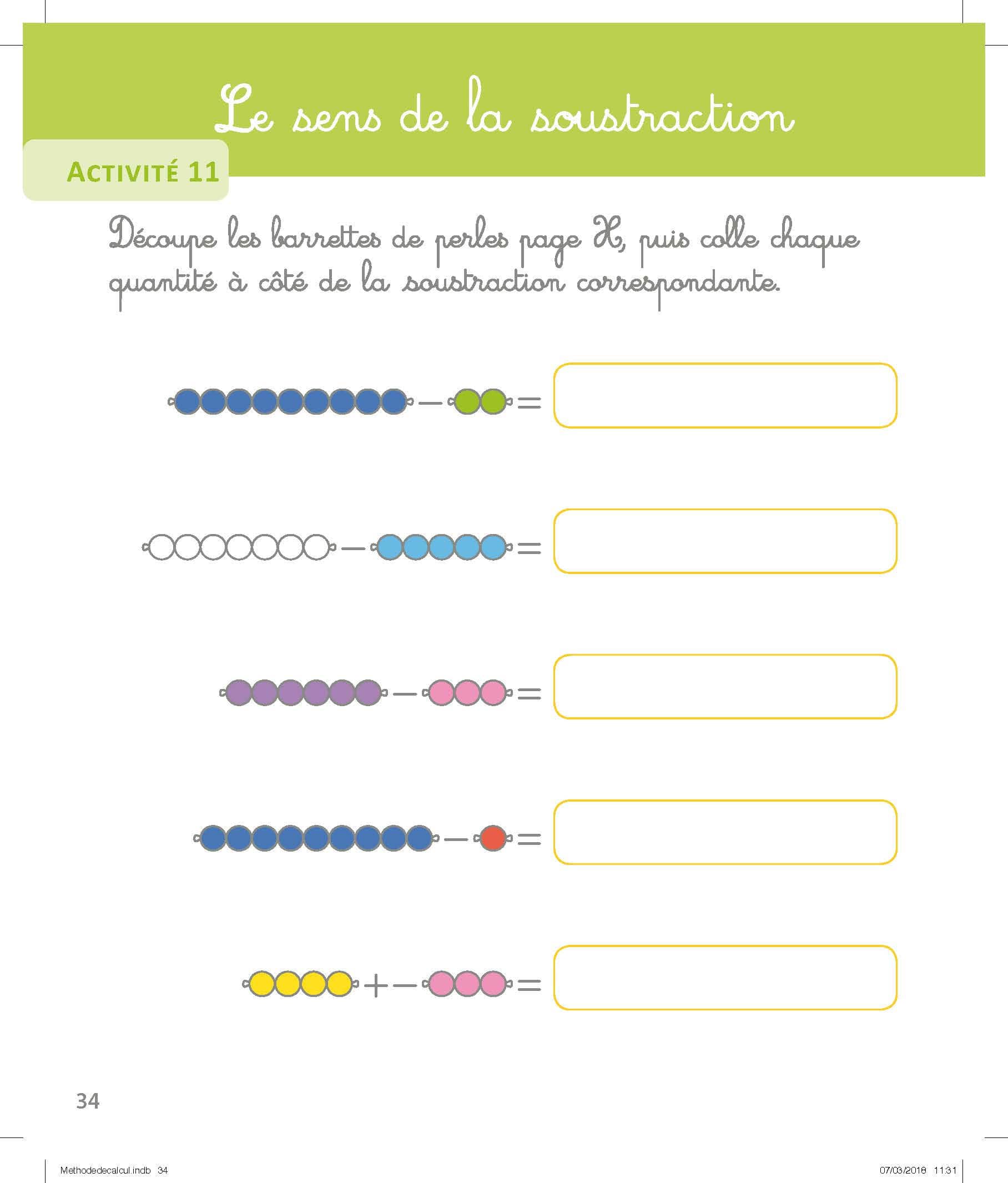 Ma méthode de calcul Montessori : 1P et 2P. Dès 5 ans Montessori & Steiner La family shop   