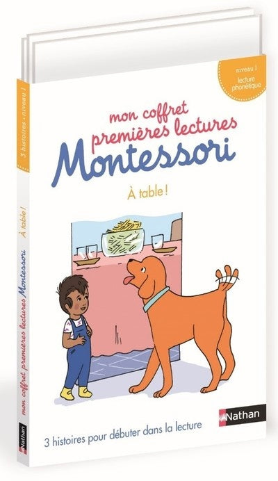 Mon coffret premières lectures Montessori N1: A table ! Montessori & Steiner La family shop   