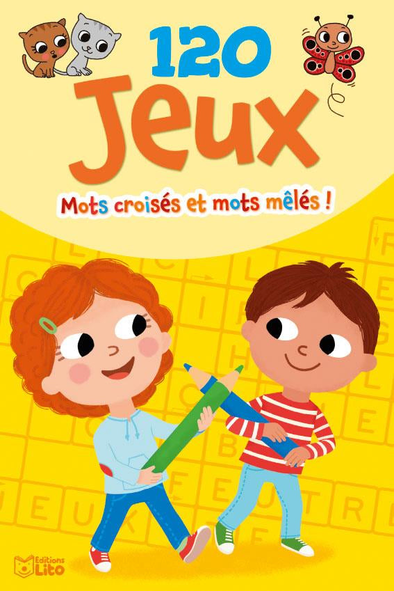 Mots croisés et mots mêlés ! - 120 jeux Cahiers de jeux La family shop   