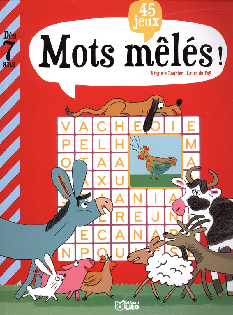Mots mélés ! - 45 jeux Cahiers de jeux La family shop   