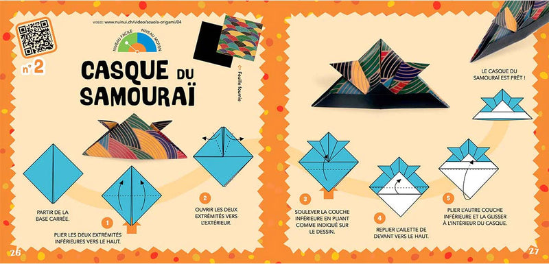 Livre-Atelier - Apprendre à faire les origamis - enfant dès 4 ans Jeux & loisirs créatifs OLF   