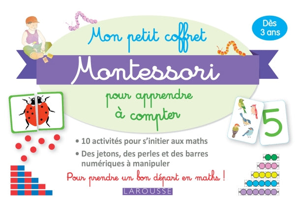 Mon petit coffret Montessori pour apprendre à compter - 3 ans Montessori & Steiner La family shop   