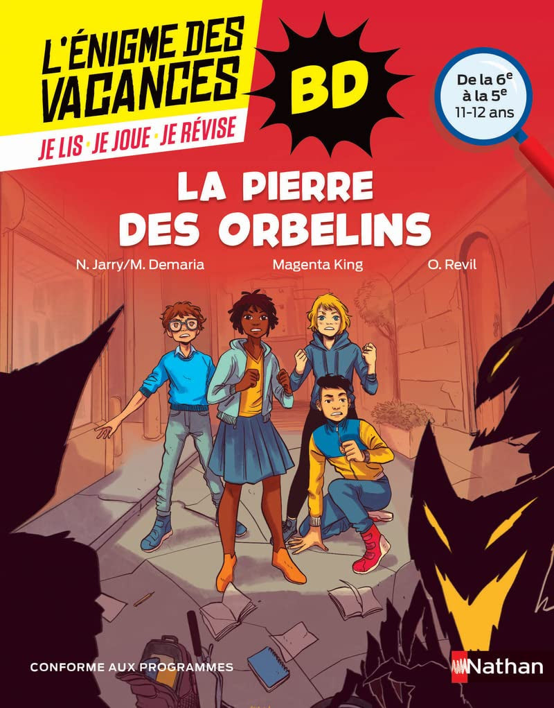 La pierre des Orbelins - Enigmes des vacances - 8-9P Cahiers de jeux La family shop   