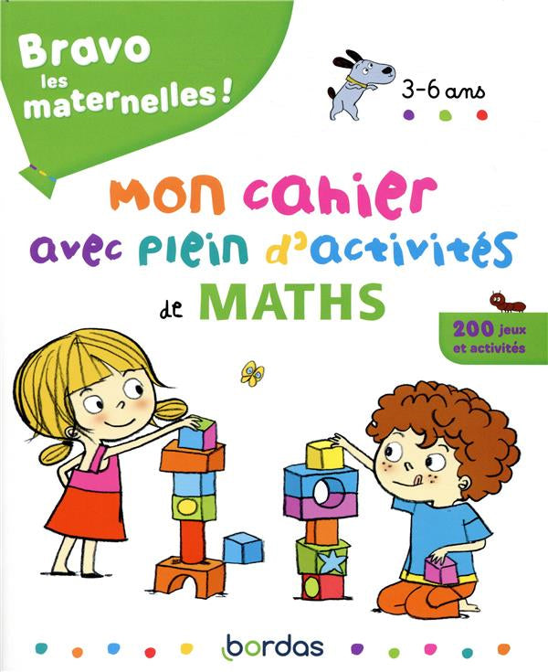 Cahier de jeux: plein d'activités de maths - Enfants 3-6 ans Cahiers de jeux Dilisco   