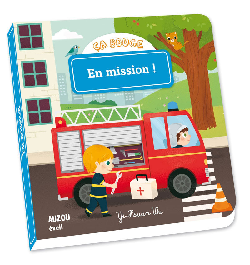 Les pompiers - Coffret de 2 livres animés tout-carton Livres La family shop   