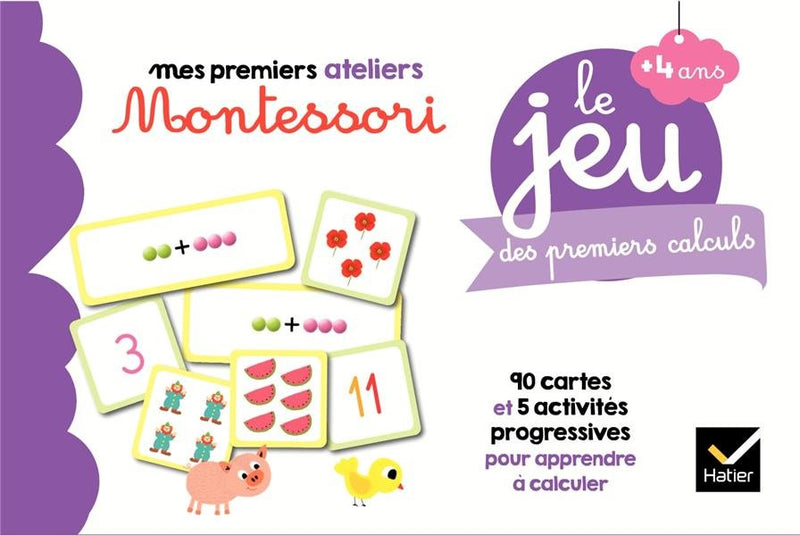 Le jeu Montessori des premiers calculs Montessori & Steiner La family shop   