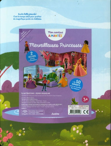 Les merveilleuses princesses: mon aventure aimantée Cahiers de jeux La family shop   