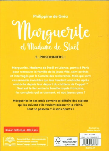 Marguerite et Madame de Staël. T5: Prisonniers - Dès 9 ans Livres La family shop   