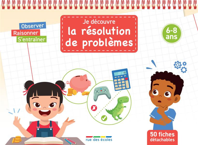 Je découvre la résolution de problèmes - 6-8 ans - 3-5ème harmos Appuis scolaires La Family Shop   