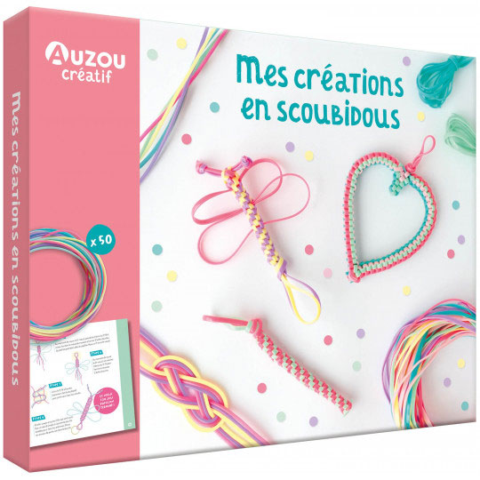 Mes créations en scoubidous - Dès 6 ans Jeux & loisirs créatifs La family shop   