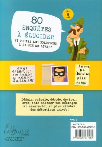 Cahier de jeux : Sherlock Holmes, Les incroyables énigmes : 80 enquêtes à élucider Cahiers de jeux Larousse - OLF   