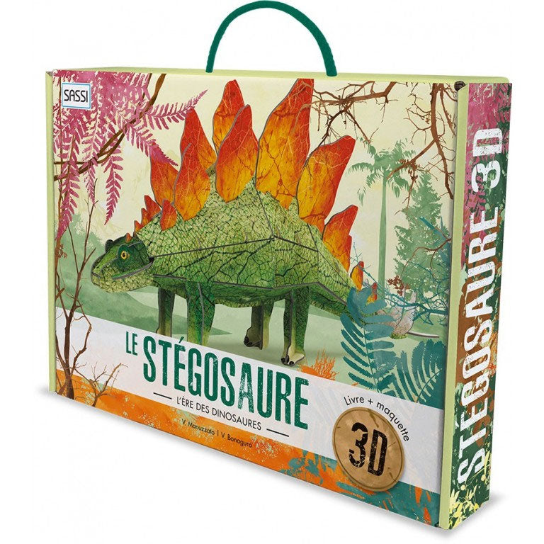 Coffret Le Stégosaure 3D! L'ère des dinosaures Jeux & loisirs créatifs La family shop   