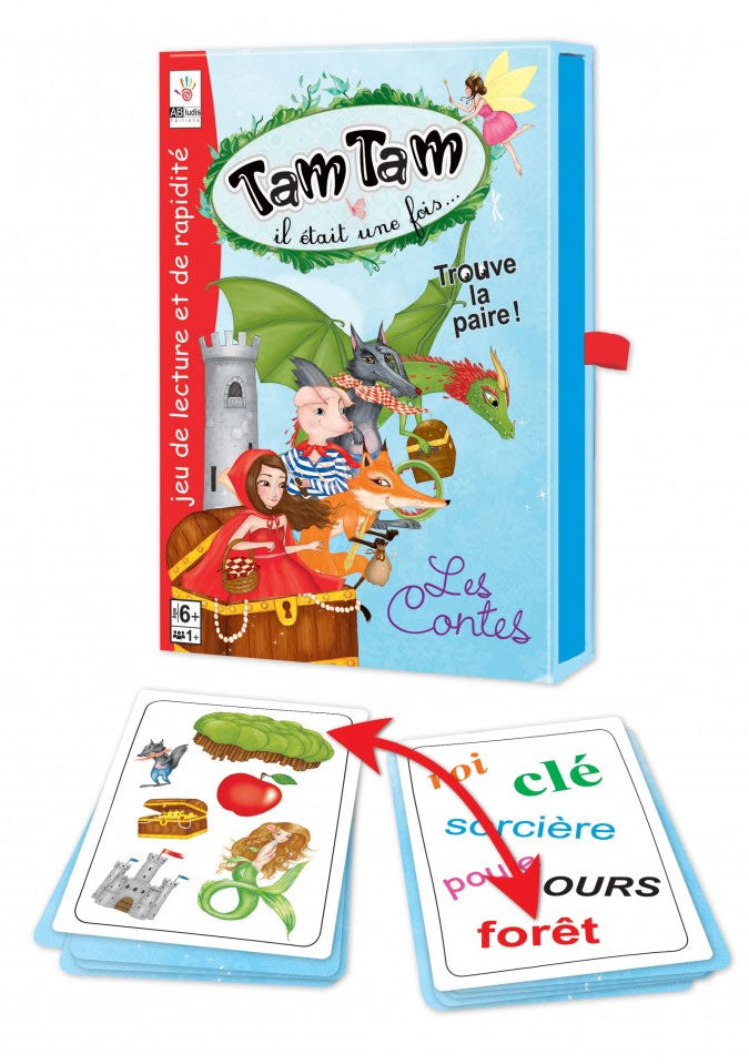 Cartes: Tam Tam Il était une fois Les contes Jeux & loisirs créatifs La family shop   