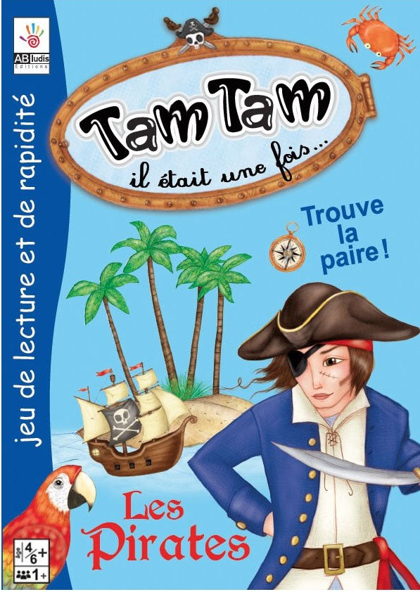 Cartes: Tam Tam Il était une fois Les pirates Jeux & loisirs créatifs La family shop   