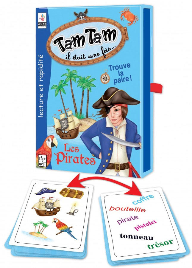 Cartes: Tam Tam Il était une fois Les pirates Jeux & loisirs créatifs La family shop   