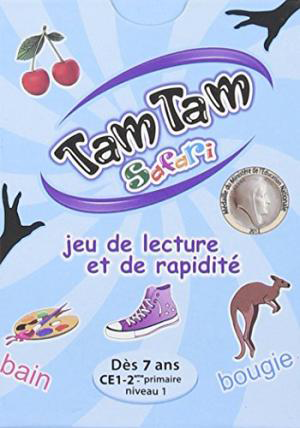 Cartes: Jeu de lecture et de rapidité Tam Tam Safari N1 - 7 ans - 3 -6P Harmos Jeux & loisirs créatifs OLF   