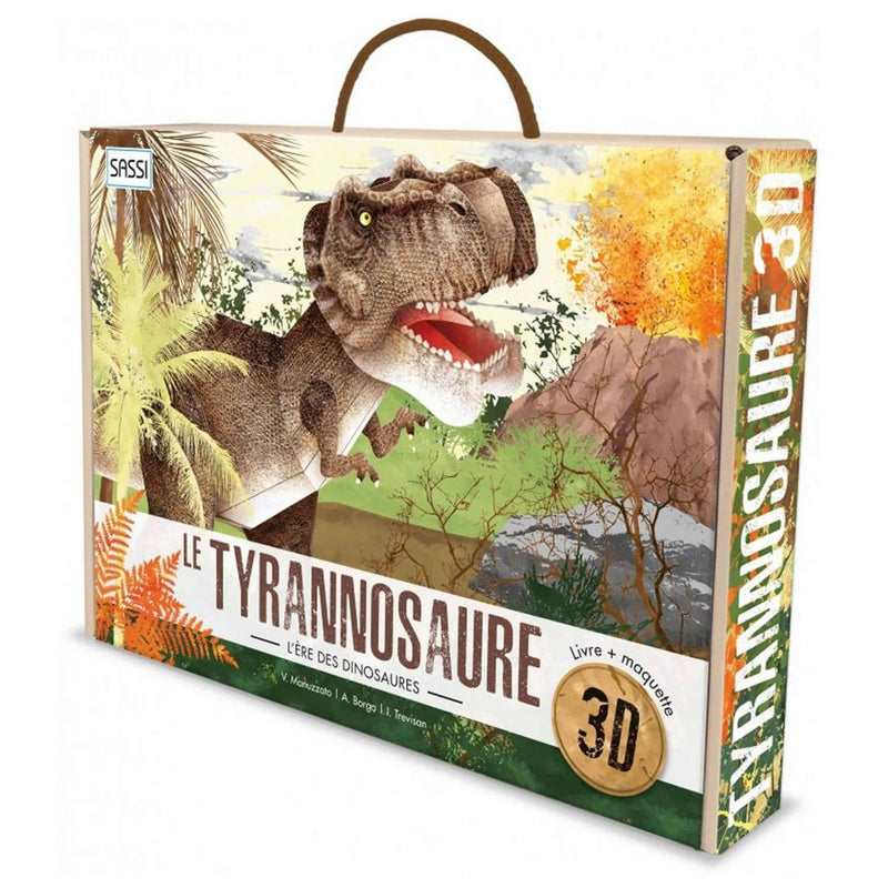 Coffret Le Tyrannosaure 3D! L'ère des dinosaures Jeux & loisirs créatifs La family shop   